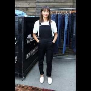 Madewell Black Overalls